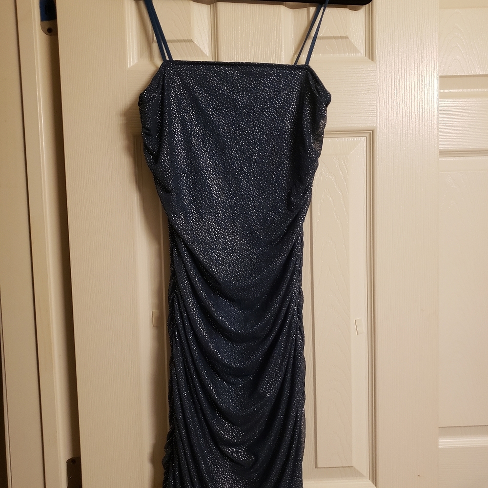 Dark green tight dress